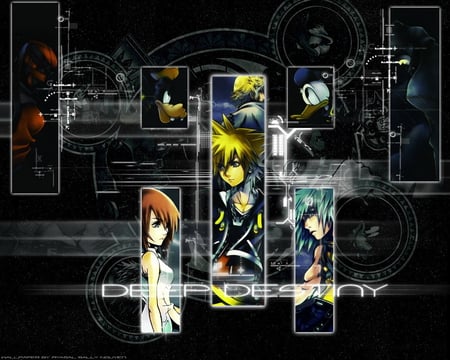 Kingdom Hearts - goofy, donald, kingdom hearts, sora, riku, roxas