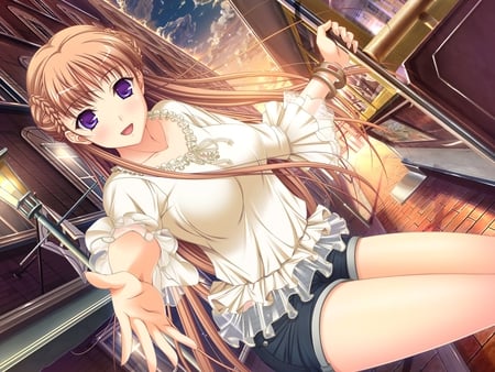 Noel Marres Ascot - game, walkure romazne, cg art, girl, beauty, noel marres ascot, new, wall