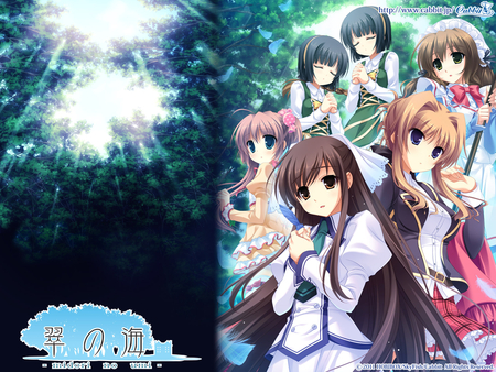 Midori Beauty Squad - midori no umi, game, squad, girl, new, wall