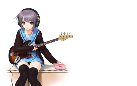 Yuki Nagato - guitar, suzumiya, nagato, yuki