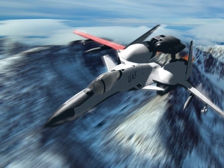 fast flight - vehicle, aircraft, sky, ace combat, plane, airplane, military