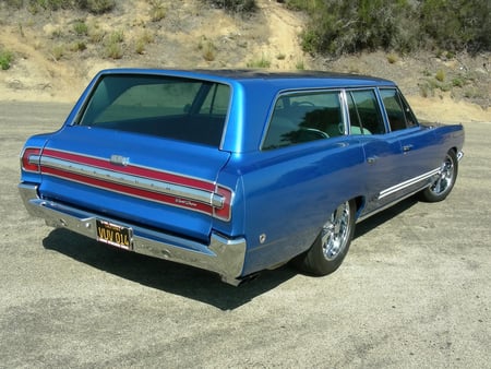 Plymouth - wagon, plymouth, car, blue