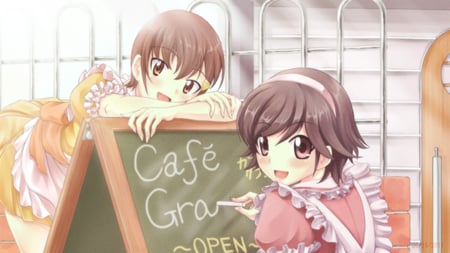 Welcome !! - girls, cute, classmates, anime, chihiro, manga, maid, the world only god knows, friends, uniform, ayumi