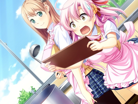 Oupss.. - girls, cute, game, cg