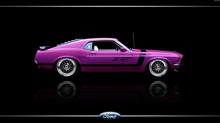 u80 - ford, purple, mustang, car