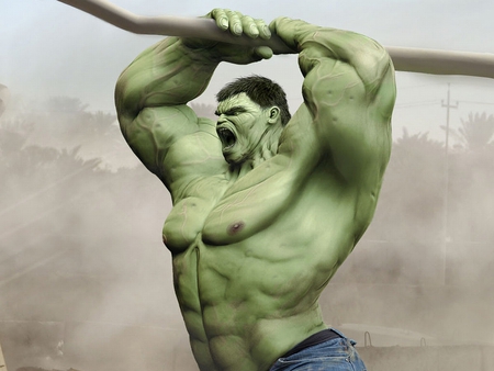 Hulk - a, comic, hulk, art