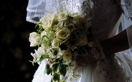 bouquet - flowers, marriage, bride, nature, romantic, photography, beauty