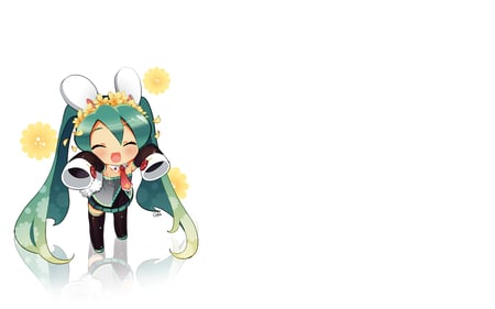 HATSUNE Bunny - miku, bunny ears, children, vocaloid