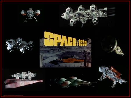 Space-1999 Series-Two-Ships - spaceships, 1999, space 1999, eagle transporter