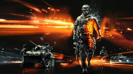 BATTLEFIELD - wallpaper, cool, comedy, beautiful, hq, amazing, hd, action, 3d