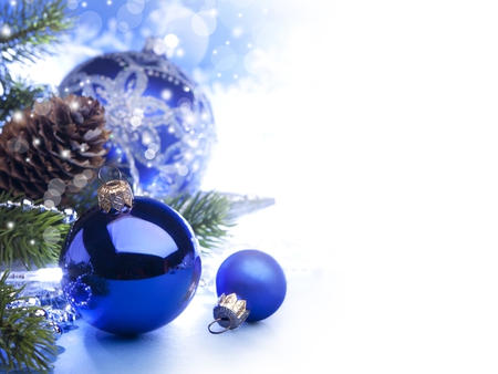 Merry Christmas - pretty, magic, blue, christmas balls, blue ball, holiday, decorations, merry christmas, xmas, bokeh, decoration, ball, happy new year, beautiful, balls, christmas decoration, beauty, lovely, blue balls, christmas, white, new year