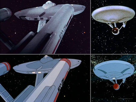 Live-Action-and-Animated-Enterprise-Comparison- - star trek, tos, tas, enterprise, animated star trek