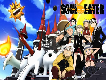 Soul Eater - maka, friends, eater, soul