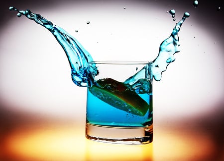 Perfect Flying Drink - entertainment, drink, blue, alcohol