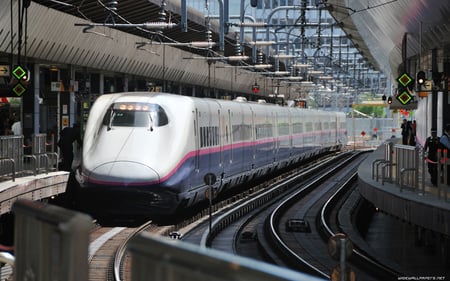 JAPAN HIGH SPEED TRAIN - railway, train, technology, speed