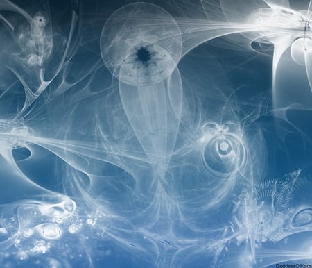 Blue/white smoke - white, circles, blue, smoke, swirls