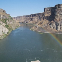 Rainbow on the Snake River