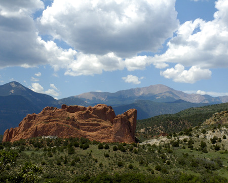 Desert Sky - nature, sky, clouds, mountains, deserts, rocks