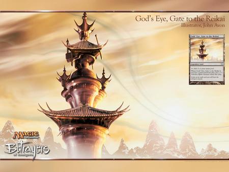 Gods Eye, Gate to the Reikai - building, temples, card, mountains, cards, magic the game