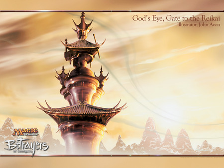 Gods Eye, Gate to the Reikai - card game, cards, magic the card game, building