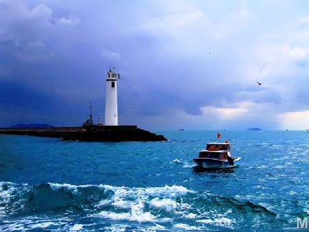 lighthouse,turkey - lighthouse, sea, turkey