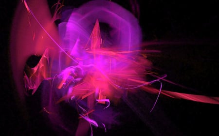 Fairy Explosion - purple, abstract, swirls, pink, colorful, black