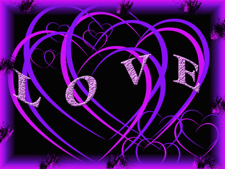 two loves - romance, love, loving, hearts