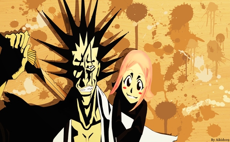 Zaraki Kenpachi - zaraki, yachiru, bleach, shinigami