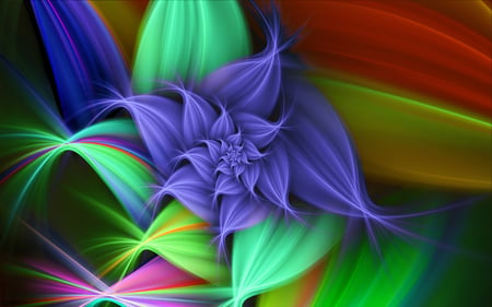 Beautiful Abstraction - red, purple, abstraction, beautiful, blue, green