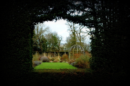 secret garden - secret, houses, nature, garden