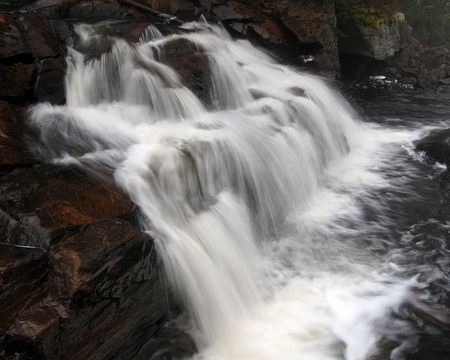 Bull Creek - rock, water, rough, falls