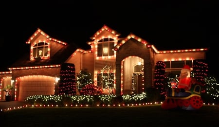 Christmas light decoration - picture, decoration, 2011, light, 13, 11