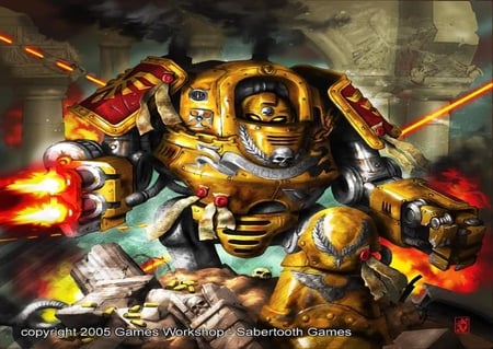 DreadNaught Marine - warhammer, marine, game, 40k, space