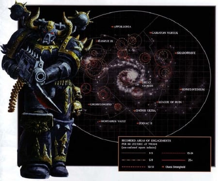 Khaos Space Map - warhammer, space, game, marine, 40k