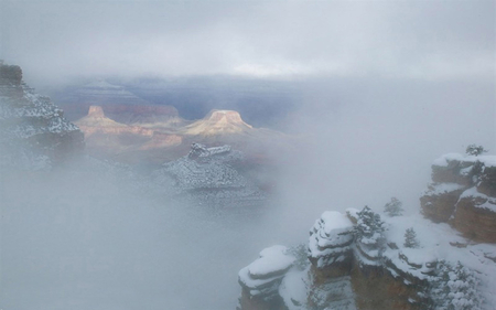 ╰☆╮ღ ❀canyons❀ღ ╰☆╮ - cloud, canyons, rocks, rain