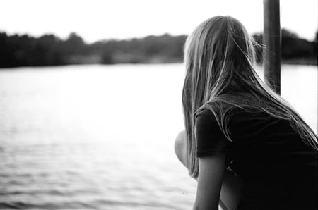 DREAMY - bw, woman, photography, dreamy