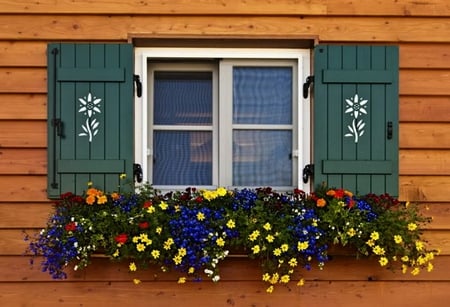 Beautiful Window - flowers, beautiful, house, balcony