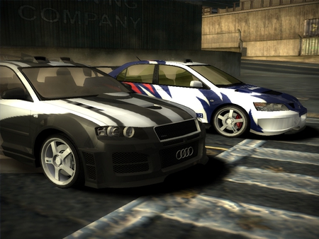 Audi A3 VS Mitsubishi Lancer Evolution VIII - races, cars, tunned cars, nfs the most wanted cars