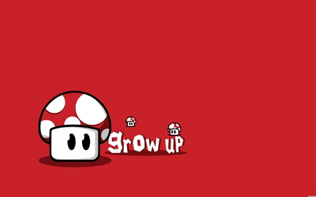 Mario Mushroom - people, desktop, other, cartoon