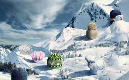 3D ICE LAND - wallpaper, cool, nice, beautiful, amazing