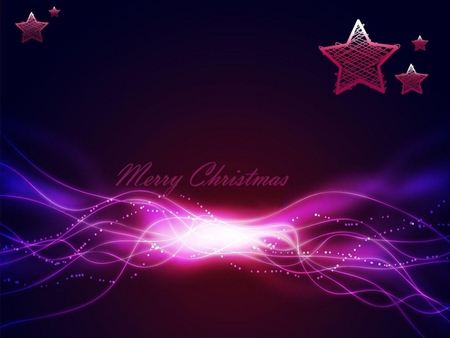 MERRY CHRISTMAS - holidays, stars, colorful, words, christmas