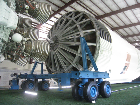 Saturn Rocket at the Johnson Space Center - rocket, nasa, johnson space center, saturn rocket