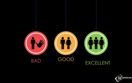 life chart - excellent, good, bad, humor, funny, widescreen, signs