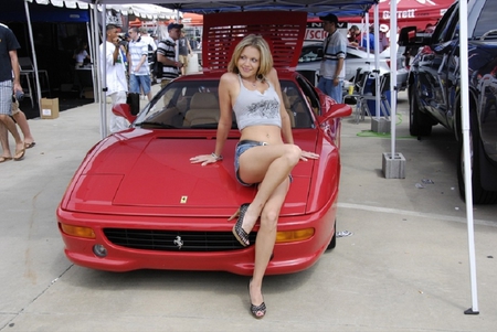 babe and car - sexy, car, heels, babes, legs