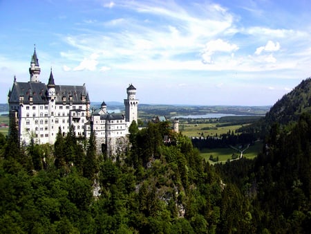 VIEW FROM A CASTLE - view, scenic, castle, beautiful