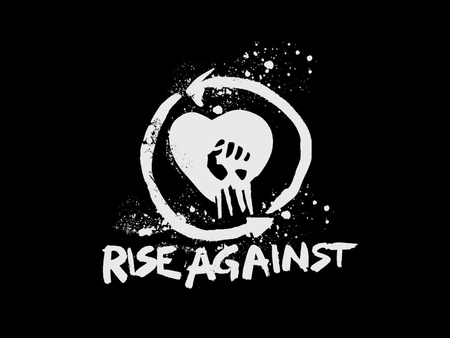 Rise Against logo - rise against band, rise against white logo, rise against logo, rise against