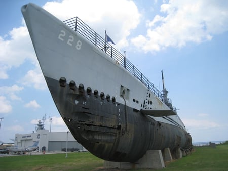 USS Drum - drum, submarine, sub, uss drum, wwii