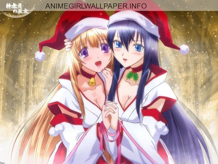 greeting you a happy christmas - anime, awesome, beautiful, cute, lovely