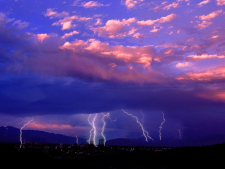 Sky - cloud, sky, flash, nature