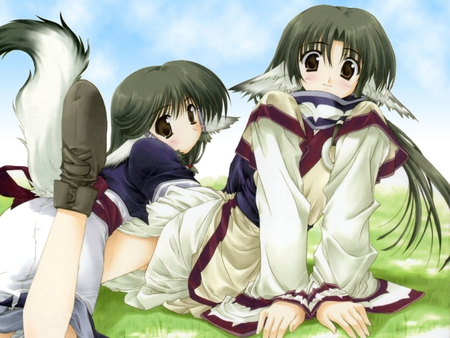 Utawarerumono - tail, anime, utawarerumono, cute